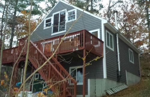 The Bays Cottage | Lakefront Cottage with 100' Sandy Beach, Dock, Views and Game Room.
