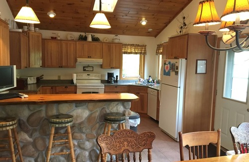 Sayner House | Lakefront Home - Family Vacations, Ice Fishing, Snowmobiling
