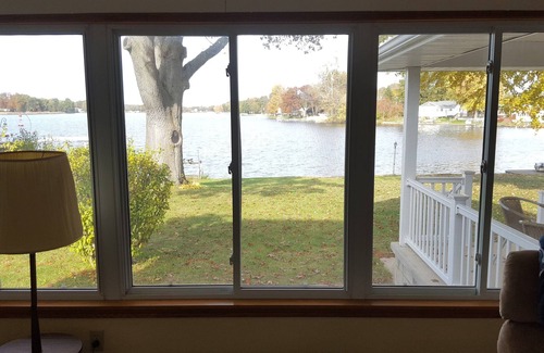 Burr Oak House | Lakefront home on All-Sports Long Lake