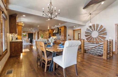 Sunrise Beach House | Lakefront Home with Private Pool and Dock! Close to the Cave with Huge Views!