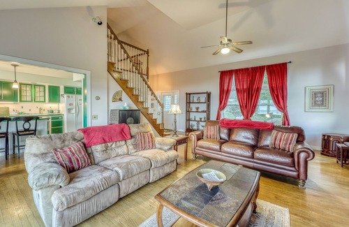 North Hero House | Lakefront home with 17 acres - amazing water views, sauna, inviting deck