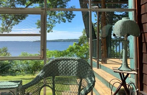 Westport House | Lakefront home with tennis court and dock on gorgeous Lake Champlain
