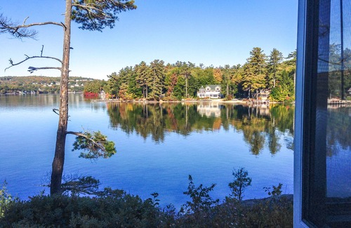 Meredith House | Lakefront house with beautiful & scenic lake views, private dock and kayaks