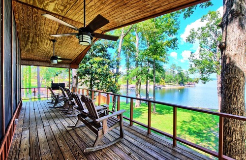 South Toledo Bend Cabin | Lakefront, pet friendly, cabin with spectacular views on South Toledo Bend.