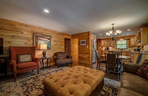 Blairsville House | LAKEFRONT, PONTOON BOAT, HOT TUB, FIREPIT, Fireplace . Wide lake Mountain View