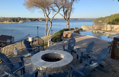Granbury House | Lakefront property with pool and lighthouse with amazing views of the lake, .