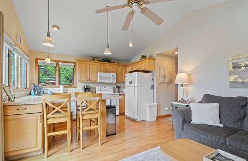 Baileys Harbor Cabin | Lakeside Cabin on Kangaroo Lake - playground for kids!