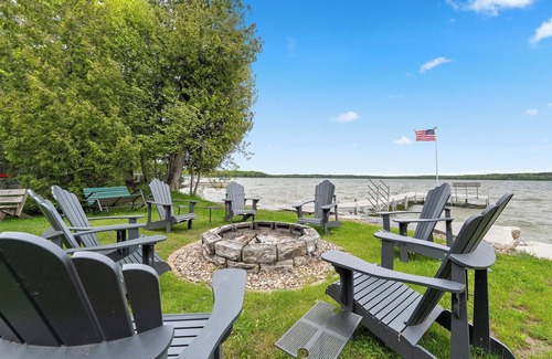 Baileys Harbor Cabin | Lakeside Cabin on Kangaroo Lake - playground for kids!