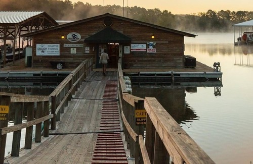 Kirby Cottage | Lakeview cottage on Lake Greeson with private hot tub!!