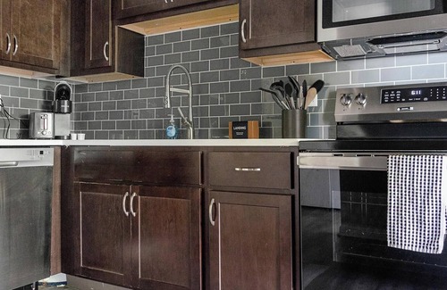 Indianapolis Apartment | Landing | Chic 2BD, Game Room, Gym