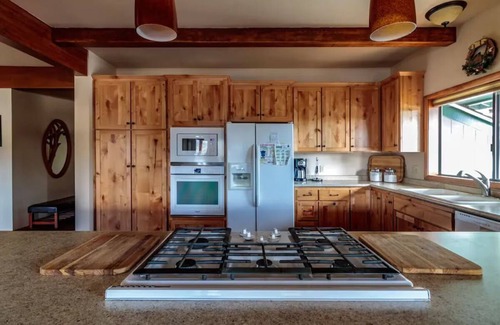 Bass Lake Cabin | Large 3-story LAKE VIEW 4 bedrooms (all masters) & 5 bath Boat Slip & Marina