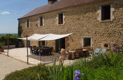 Carves Cottage | Large gite, for 12 with pool, magnificent views, peaceful and calm.