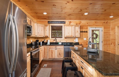 Gatlinburg - Pigeon Forge Cabin | Large Group Getaway, 2 Side by Side Cabins with Hot Tubs, Mountain Views and FUN