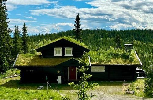 Ringsaker House | Large log cabin at Sjusjøen with sauna, fireplace and panoramic view