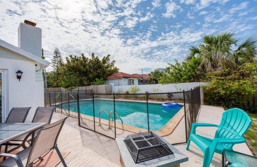 River Point House | Large pool home and blocks away from the beach