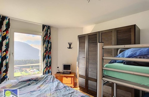 Leysin Apartment | Larges Horizons 211 Nice 2 rooms apartment, 55m2 (max. 5 people) in 1st floor of a residence at abou