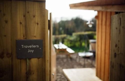 Lawrenny Cabin | Lavender - Luxury Dome with private hot tub, 15 min from beaches