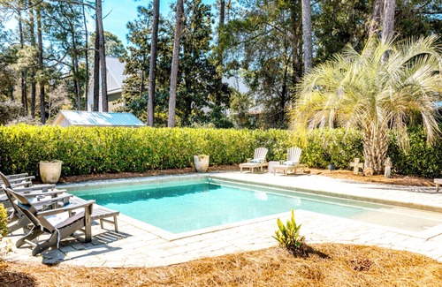 Grayton Beach House | Lazy Magnolia at Grayton 3b/3b private nice pool area, renovated baths!