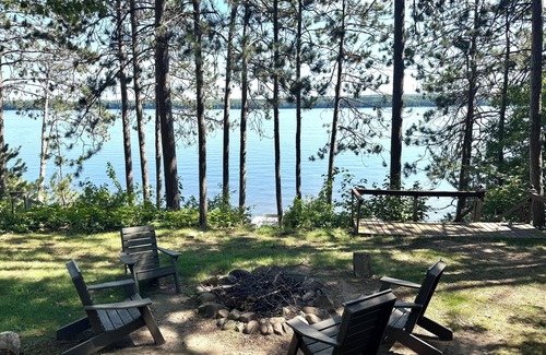 Northwoods Beach Cabin | LCO Lakefront Cabin - Discounted for the Fall, Winter, & Spring