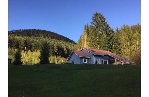 Allarmont Ski Chalet | Le Chalet Bleu. On the edge of the forest. Sleeps 7.