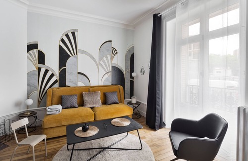 Dinan - Saint-Malo Apartment | Le Contour Saint-Aubin - Inspiration Art Déco en cœur de Ville