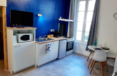 Saint-Brieuc Apartment | LE GALET BLEU - Hypercentre - Studio mezzanine