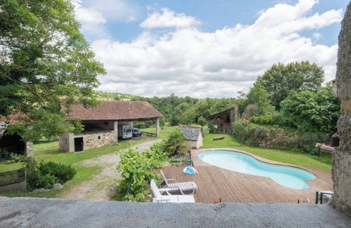 Sanvensa House | Les combes de Testas 24 people, heated pool, Aveyron Gorges