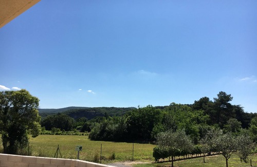 Sampzon Villa | Les Mûriers Ardèche private fenced pool air-conditioned quiet space countryside