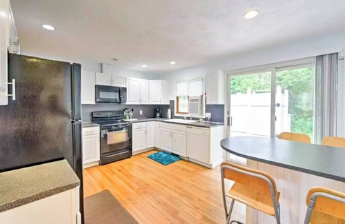Narragansett House | Less than a mile from the beach, huge family-friendly yard with decking and propane BBQ.