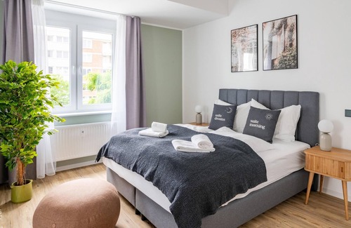 Lebenstedt Apartment | limehome Salzgitter | Suite with sofa bed (LT)