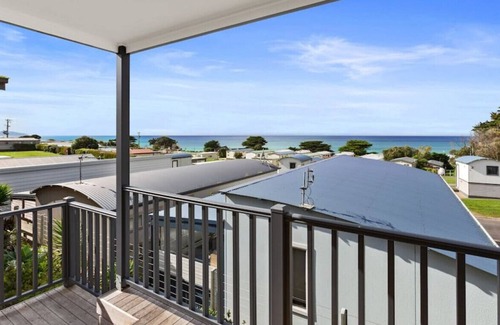 Apollo Bay Cabin | Little Gem - set in a popular caravan park