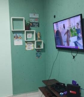 Sao Vicente Apartment | Living, melhor lugar do Itararé