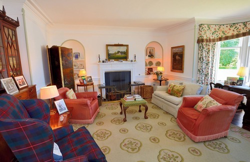 Elgin Cabin | Lochside Luxury: Historic Home with Stunning Scottish Woodland Views