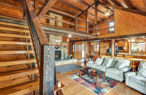 Lock Haven Cabin | Lock Haven Cabin w/Wood Stove & Mountain View!