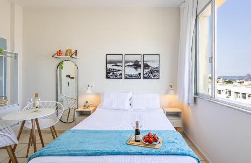 Catete Apartment | Loft com vista pro Pão de Açúcar! A/C, Wi-Fi, TV