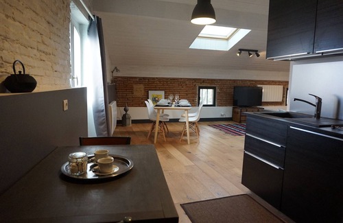 Beauzelle Apartment | Loft-style apartment - 80m2, quiet, close to Airbus and MEETT