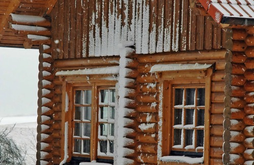 Sassnitz House | Log cabin Admiral Nelson - 1st row sea view, own sauna