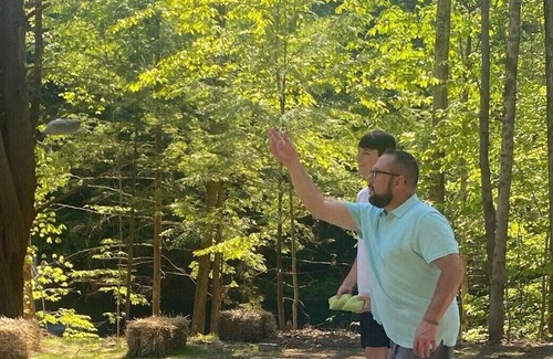 Middle Grove Cabin | Log Cabin at former girls' summer camp on 60 acres
