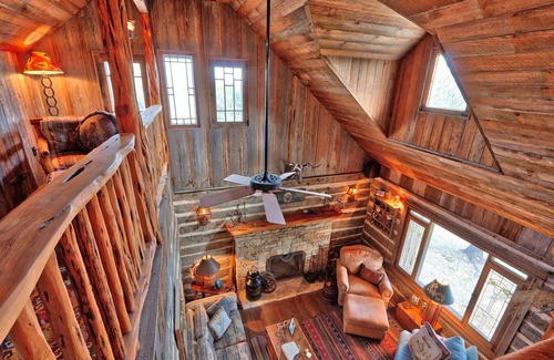 Wimberley Cabin | Log Cabin at Old Glory Ranch | Take a trip back in time!