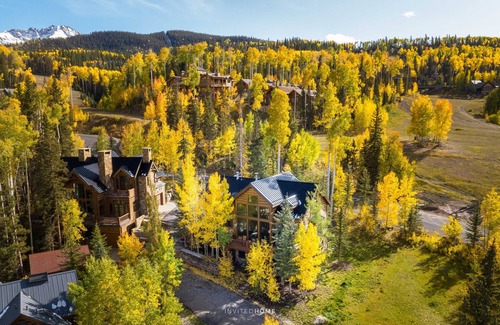 Mountain Village Cabin | Log Cabin by InvitedHome | Patio, Hike, Hot Tub, Walk to Gondola