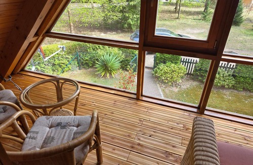 Wustrow Cabin | Log cabin Canow with boat - log cabin Canow