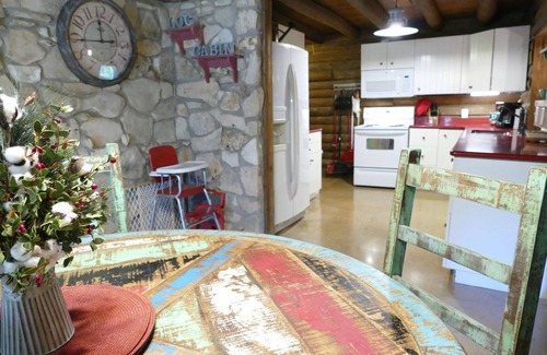 Wimberley House | Log Cabin Get Away-River Access with Deep Water, Pets OK, Rustic Cute