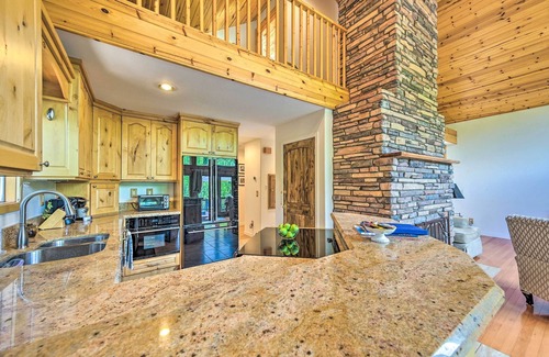 Payson Cabin | Log Cabin in Payson w/Deck, Mtn & Creek Views