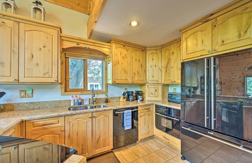 Payson Cabin | Log Cabin in Payson w/Deck, Mtn & Creek Views