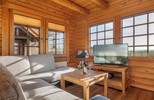 Sassnitz House | Log cabin Robinson Crusoe - 1st row sea view, own sauna