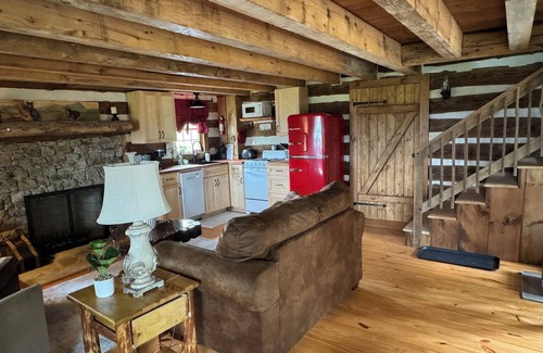 Lexington Cabin | Log cabin with mountain VIEWS in Lexington! Near VA Horse Ctr, 8 mi from VMI/W&L