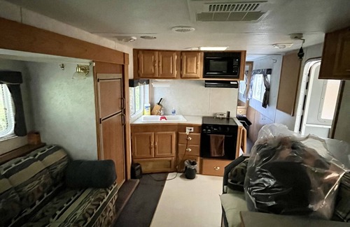 Regional District of Nanaimo House | Log house , teepee, three holiday trailers, room for 16 guests.