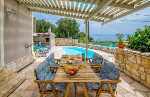 Koutsi Villa | Loggos Seaview Cottage with Private Pool by Konnect