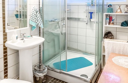 Repvag House | Look forward to a fantastic view of the fjord in this vacation home!