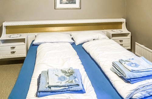 Repvag House | Look forward to a fantastic view of the fjord in this vacation home!